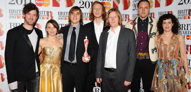 Arcade Fire at the BRIT Awards 2011
