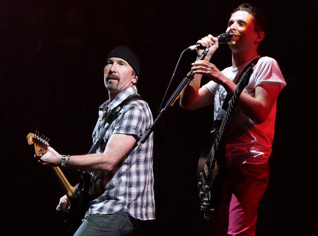 Muse and The Edge, Glastonbury