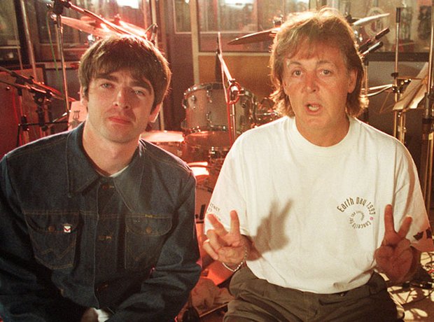 Noel Gallagher, Paul McCartney and Paul Weller