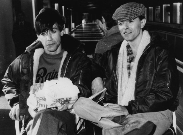 Iggy Pop and David Bowie