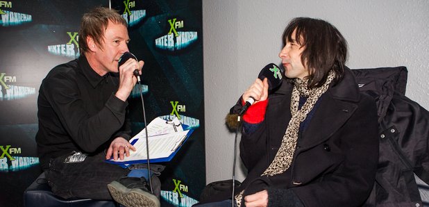 Primal Scream Winter Wonderland 2013 backstage