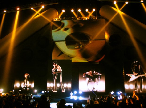 Gorillaz BRIT Awards 2002