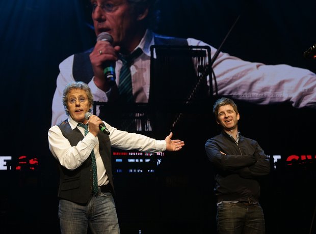 Roger Daltrey and Noel Gallagher for Teenage Cance
