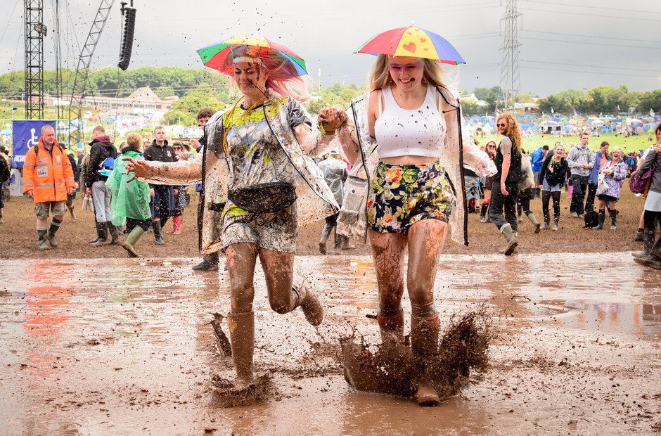 Glastonbury 2014 mud