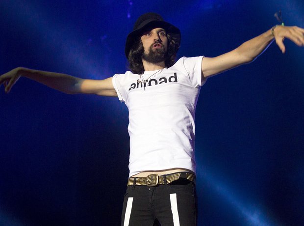 Serge Pizzorno of Kasabian Benicassim 2014