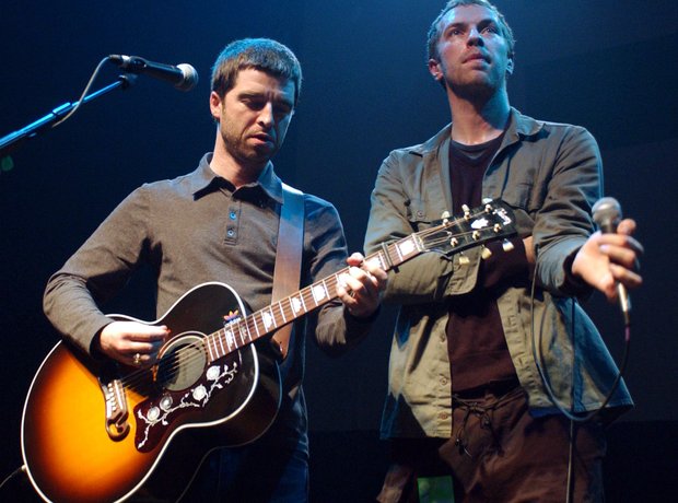 Noel Gallagher & Chris Martin