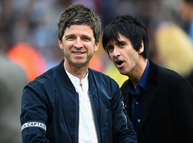 Noel Gallagher and Johnny Marr