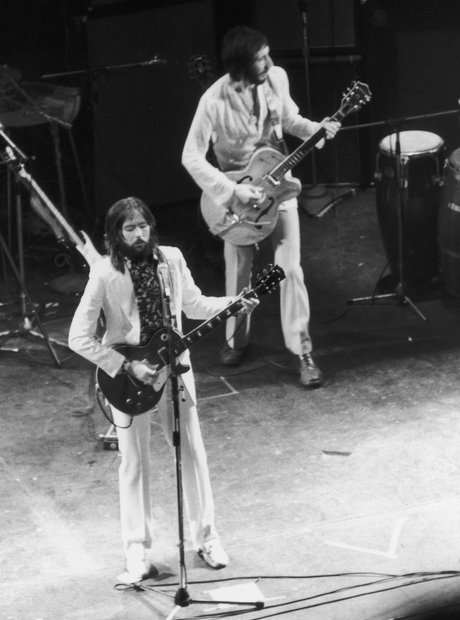 Pete Townshend of The Who, and Eric Clapton perfor