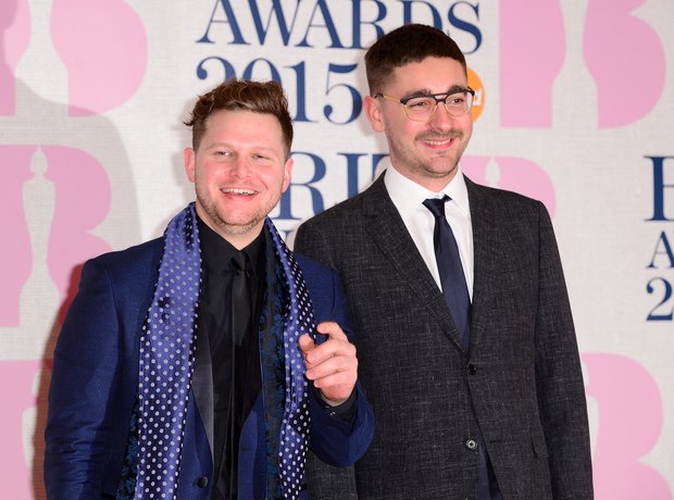 Alt-J on the red carpet at the BRIT Awards 2015