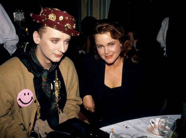 Boy George and Belinda Carlisle at the BRIT Awards