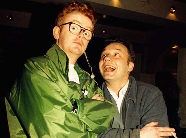 Chris Evans and Bob Mortimer at the BRIT Awards 19