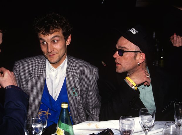 Tim Booth of James and Michael Stipe of R.E.M. at