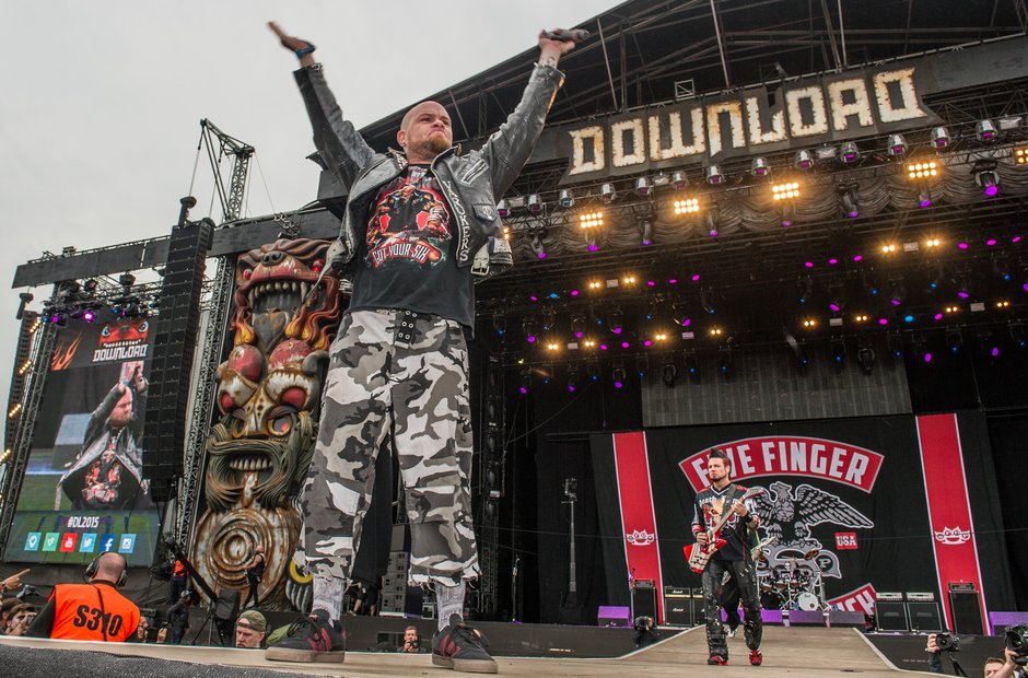 Five Finger Punch At Download Festival 2015 Five Finger Punch At Download Festival 2015