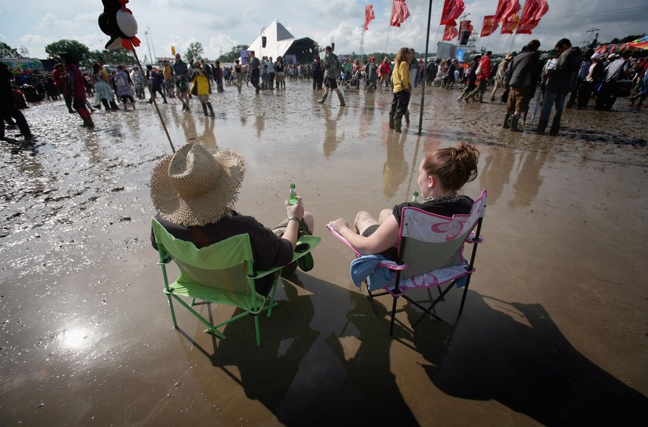 Glastonbury mud 2007