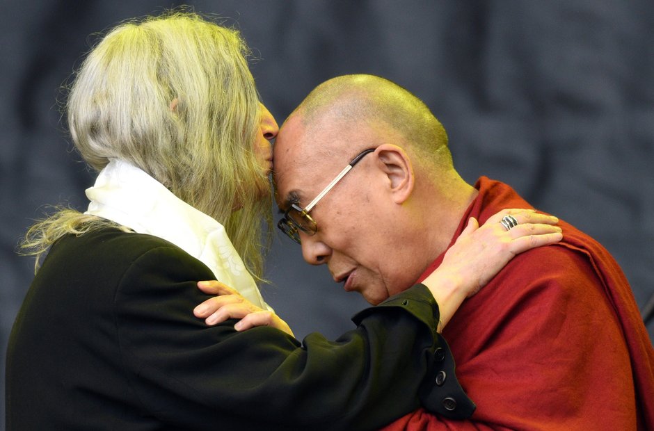 Glastonbury 2015 - Sunday: Patti Smith Dalai Lama