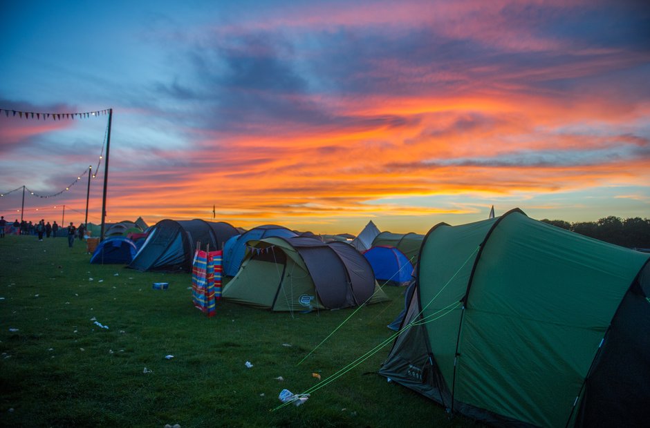 Leeds Festival 2015 Saturday landscape