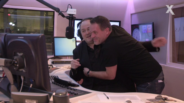 Chris Moyles invades the Classic FM studio
