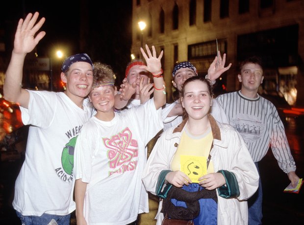 Serious curls. - These Classic Rave Photos Will Make You Glad The 90s ...