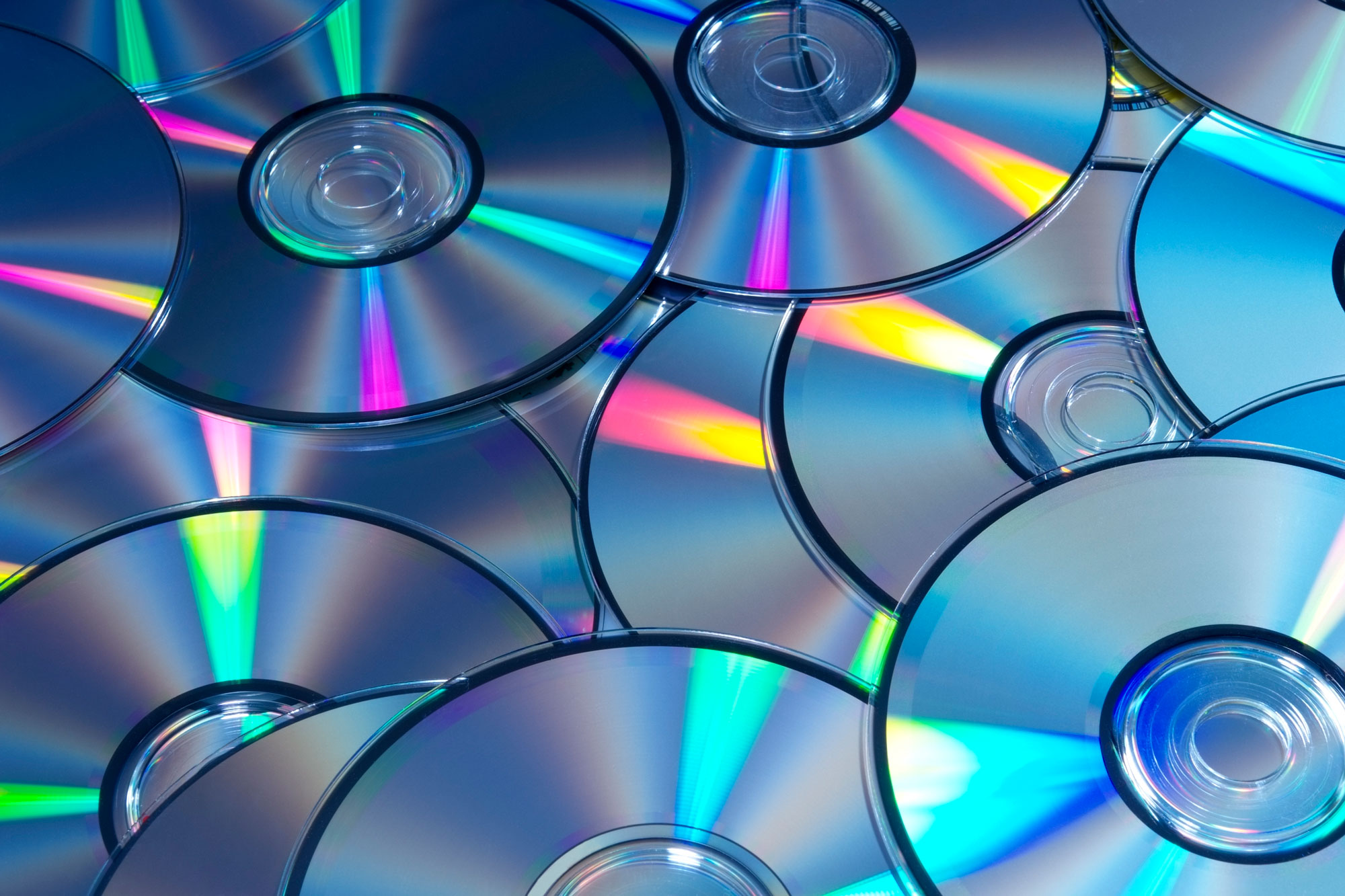 CDs stock photo