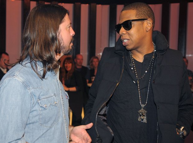 Dave Grohl and Jay-Z
