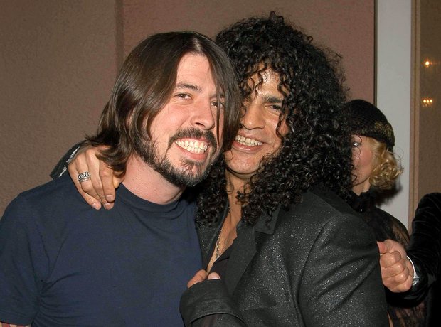 Dave Grohl and Slash