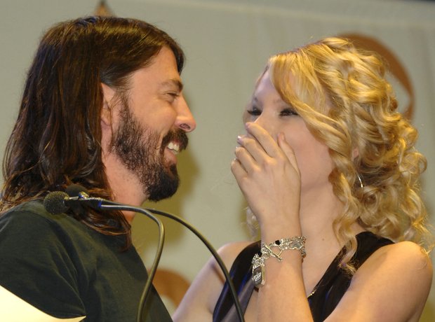 Dave Grohl and Taylor Swift