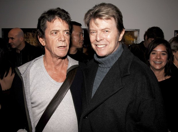 David Bowie and Lou Reed