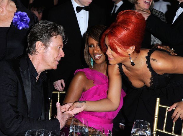 David Bowie, Iman and Rihanna
