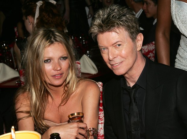 Kate Moss and David Bowie