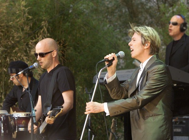 Moby and David Bowie