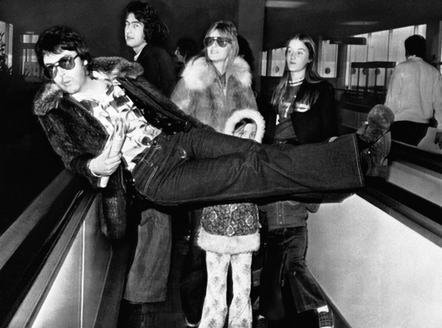 Rock Stars On Planes Planes Paul McCartney