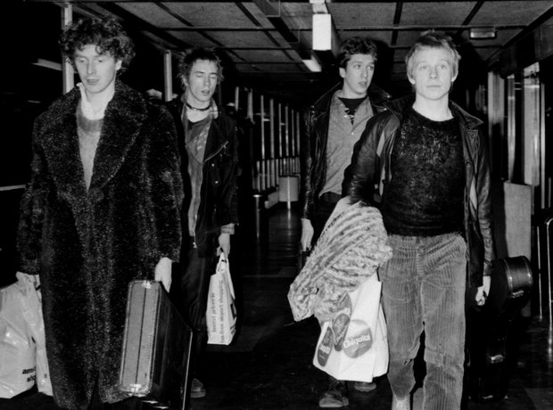 Rock Stars On Planes Sex Pistols