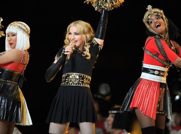 2012: Madonna, Nicki Minaj and MIA