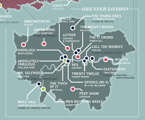 British TV map