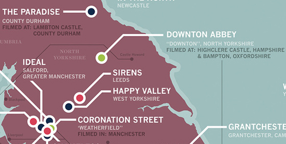 British TV map]