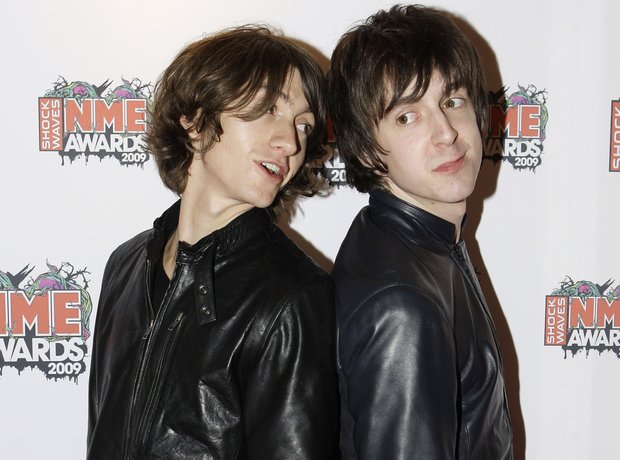Alex Turner and Miles Kane at the NME Awards 2009