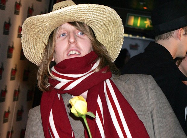 Andy Burrows of Razorlight at the NME Awards 2005