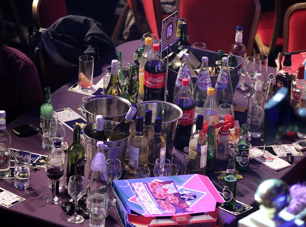 Booze at the NME Awards 2013