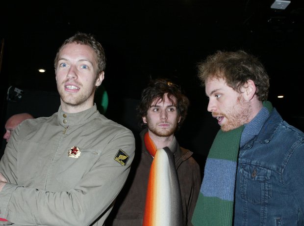 Coldplay at the NME Awards 2003