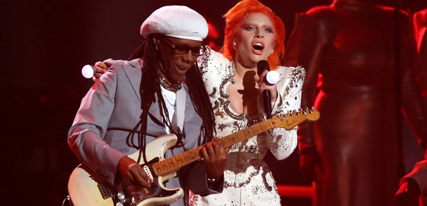 Nile Rodgers Lady Gaga 85th Grammy Awards