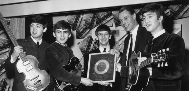 George Martin with the Beatles