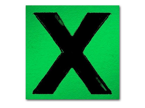 Ed Sheeran X Artwork on background.