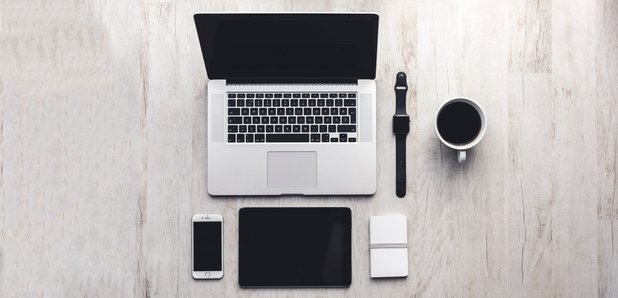 Apple Mac products stock photo