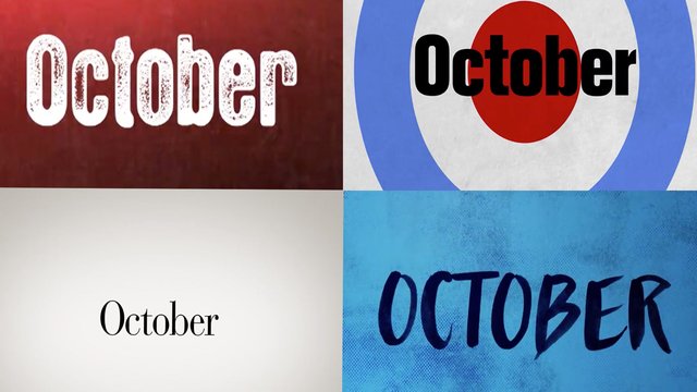 October Facebook teaser still various artists