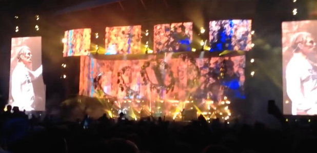 The Stone Roses at night one at the Etihad Stadium