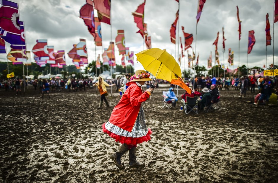 Glastonbury 2016 - Saturday mud