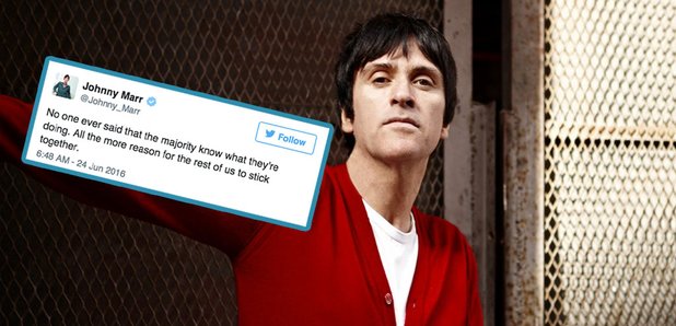 Johnny Marr brexit result image