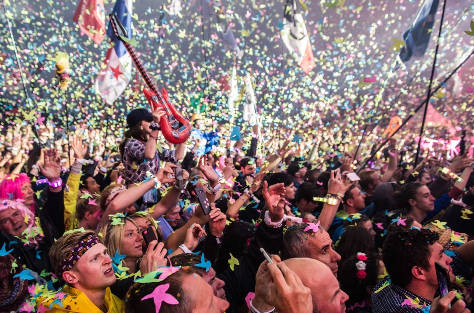 Coldplay at Glastonbury 2016