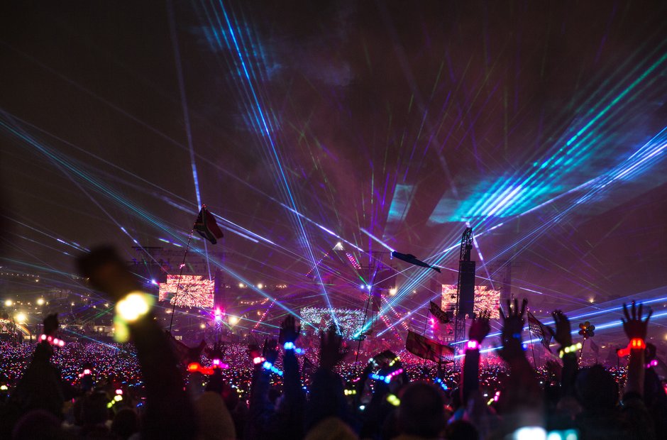 Coldplay at Glastonbury 2016