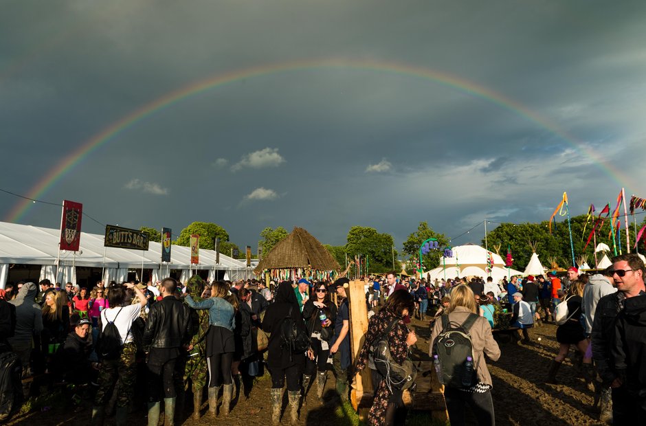 Glastonbury 2016 Saturday - Rainbow